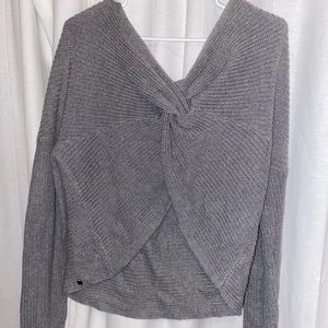 Hollister twist front sweater